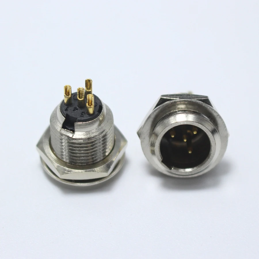 1 шт. мини XLR 4 контактный Штекерный разъем маленький Аудио Микрофон сварной