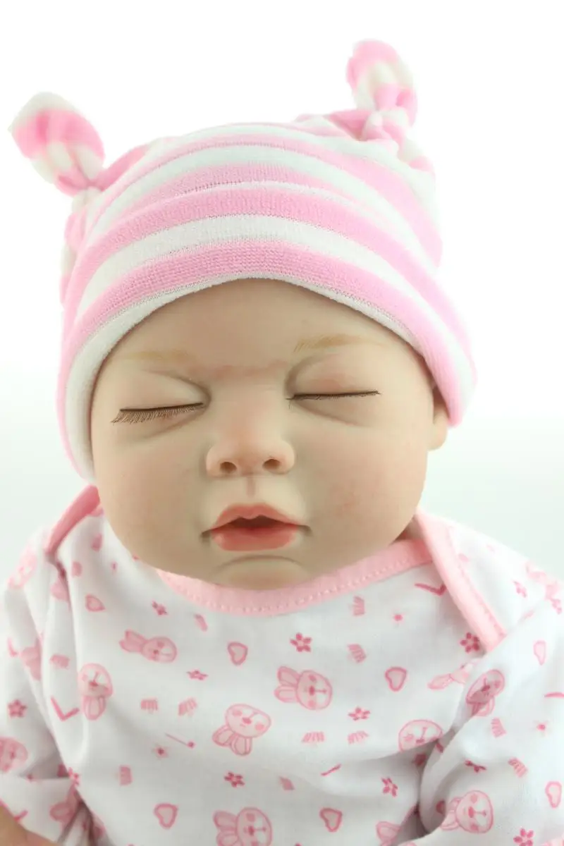 NPK полностью силиконовые куклы reborn 20 &quotДевочка bebes real sleeping true looking модные