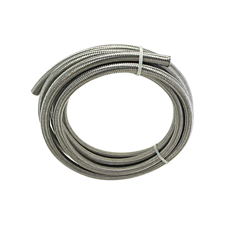 WLR RACING - 5 Meter AN8 8AN AN-8 ( ID 11.2MM / 0.43&quot ) High Quliaty Stainless Braided Dry Sump Fuel oil line Water WLR7113 |