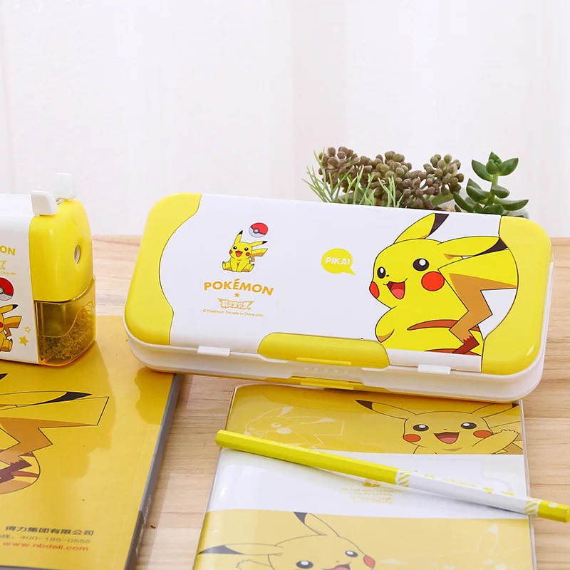 70868 мультяшная кожаная канцелярская коробка серии kachu для учеников начальной