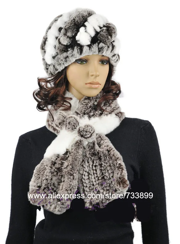 Рисунок 3 - Женский комплект из шапки и шарфа