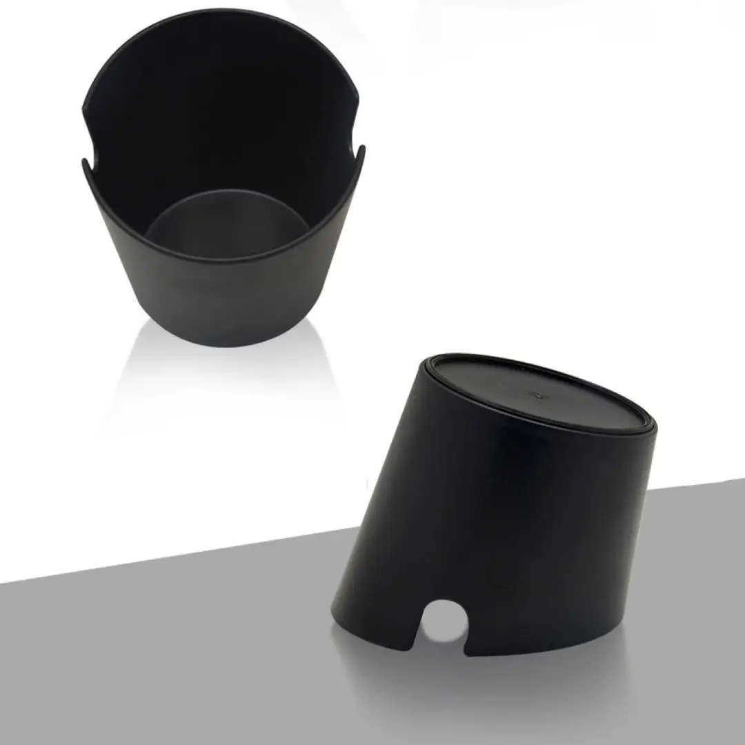 

Coffee Knock Box Wi/Handle Slag Bucket Espresso Grinds Tamper Waste Bin Plastic
