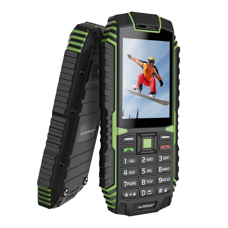 Ioutside T1 прочный мобильный телефон водонепроницаемый IP68 Ударопрочный FM радио 2 sim-карты светодиодный фонарик GSM русская клавиатура Сотовый телефон