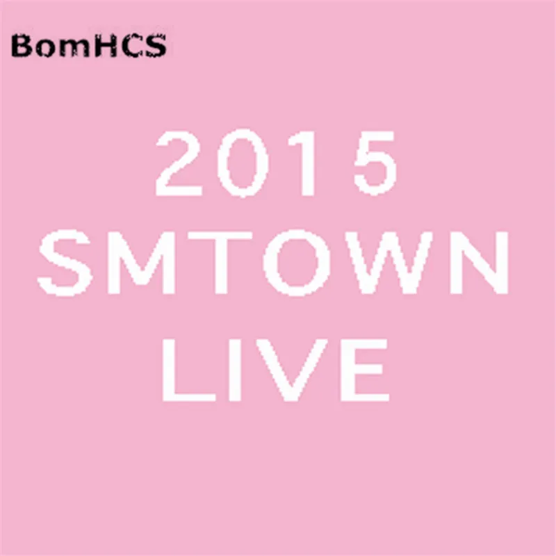 BomHCS SMTOWN Live World Tour IV футболка с поддержкой для фанатов летняя хлопковая коротким