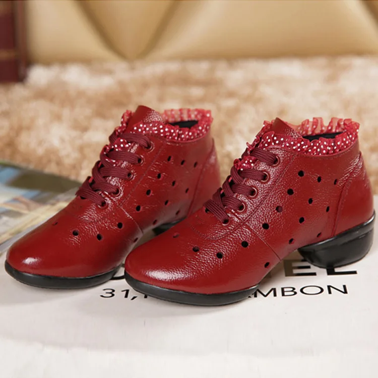 Женская обувь с квадратным каблуком Новинка Обувь для бальных танцев на плоской