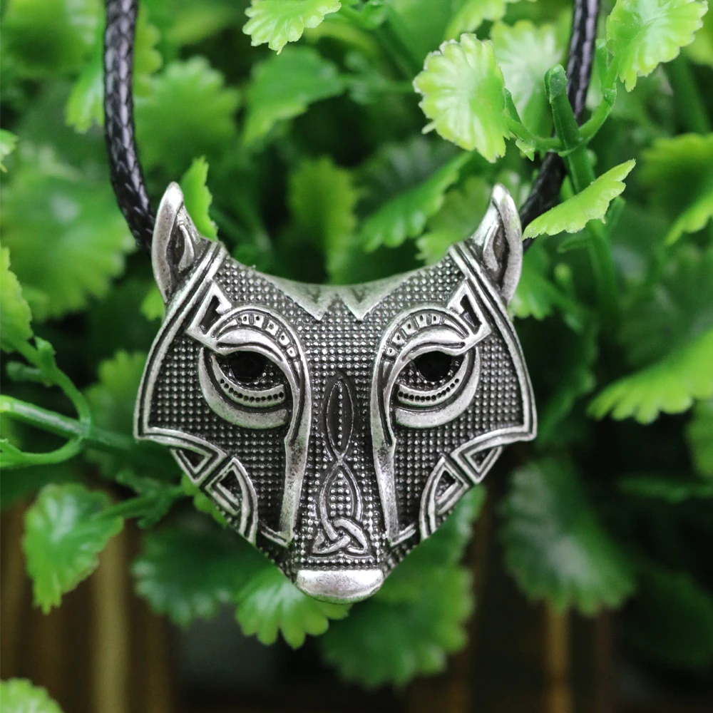 Ожерелье с подвеской в виде головы головного света 1 шт.|animal jewelry|wolf headviking wolf |