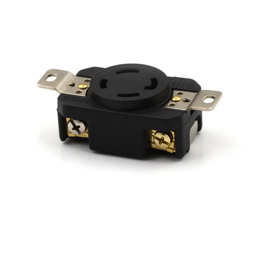 L14 30P 125V 250V 30A 4 отверстия встроенный провод соединитель генератора розетка US Anti off
