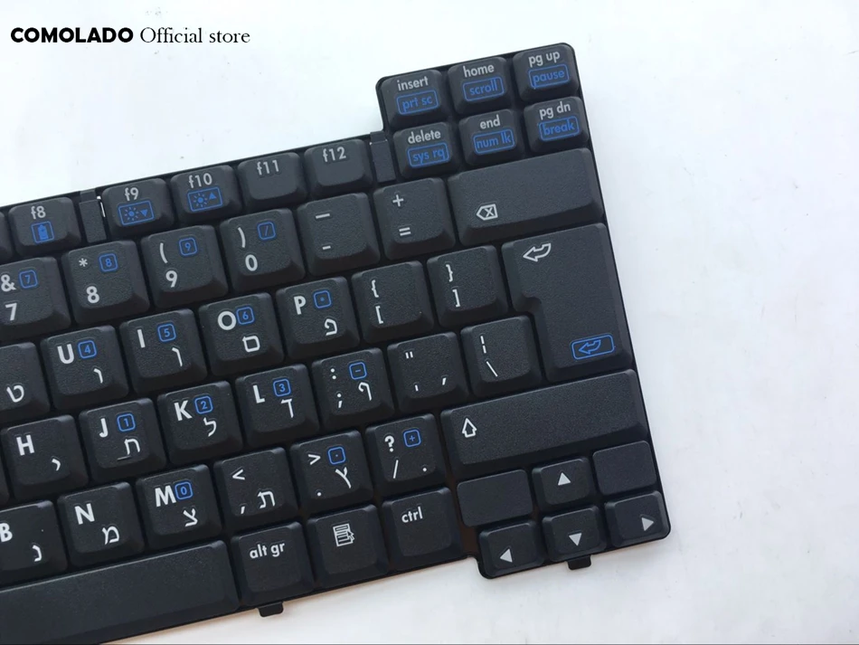 HB Hebrew Keyboard For HP NX6120 NC6210 NC6110 NC6120 NX6115 NX6110 black laptop keyboard Layout | Компьютеры и офис