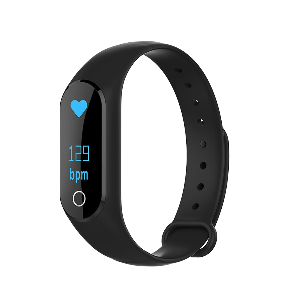 FORCA M6S синий ремешок смарт-браслет сердечного ритма фитнес-трекер для IOS и Android