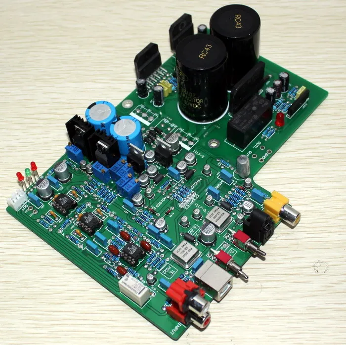 Декодер DAC 1955+ плата усилителя LM3886(волоконно-коаксиальный декодирование USB
