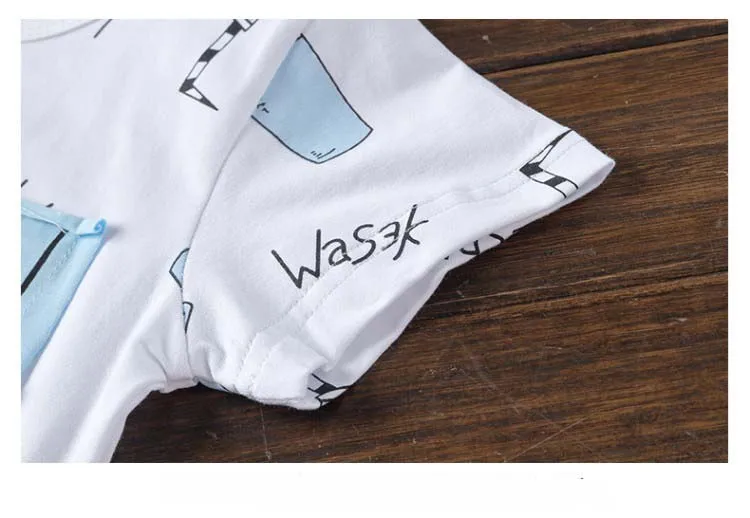 Brand kids clothing 2019 summer new boys clothes sets children cotton letter printing tees+short pants 2pcs tracksuits for 2-5Y | Детская