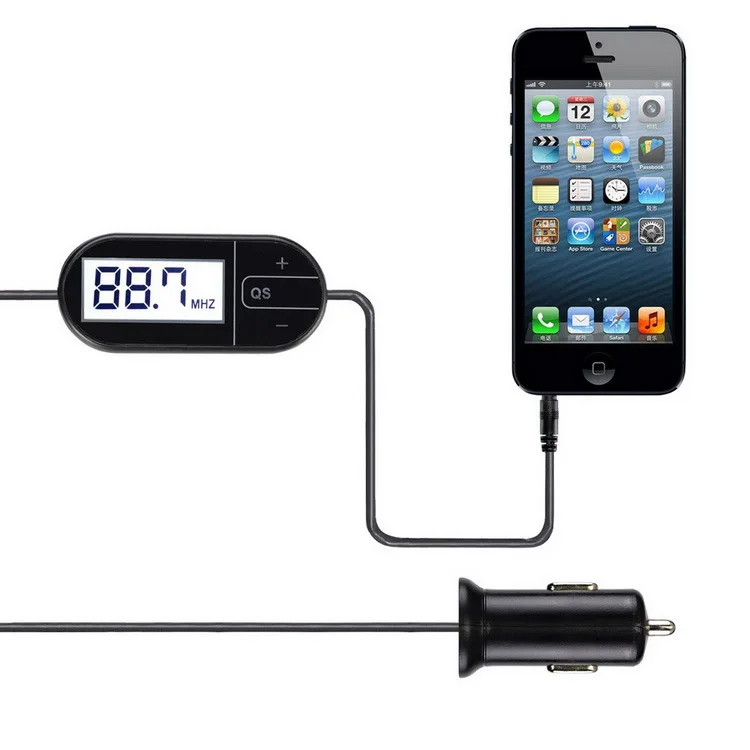 Автомобильный беспроводной FM передатчик радио модулятор mp3 плеер usb зарядное