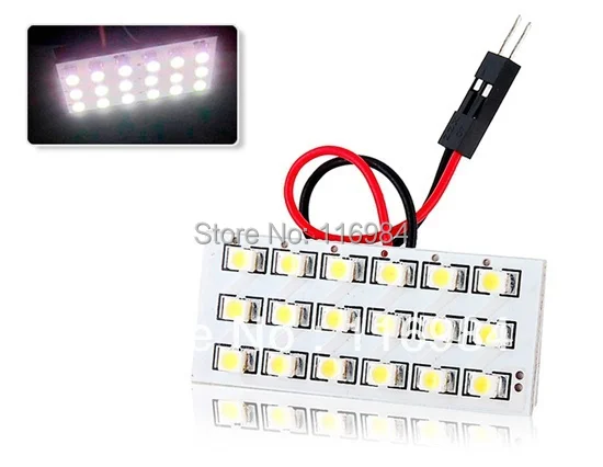 T10 501 BA9S 5050 Купол панель с гирляндой 18-SMD светодиодный интерьер автомобиля