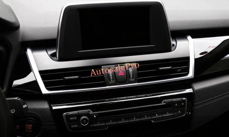 Для BMW 2 серии F45 F46 Gran Active Tourer 2015 2016 U Shpe хромированная матовая приборная панель