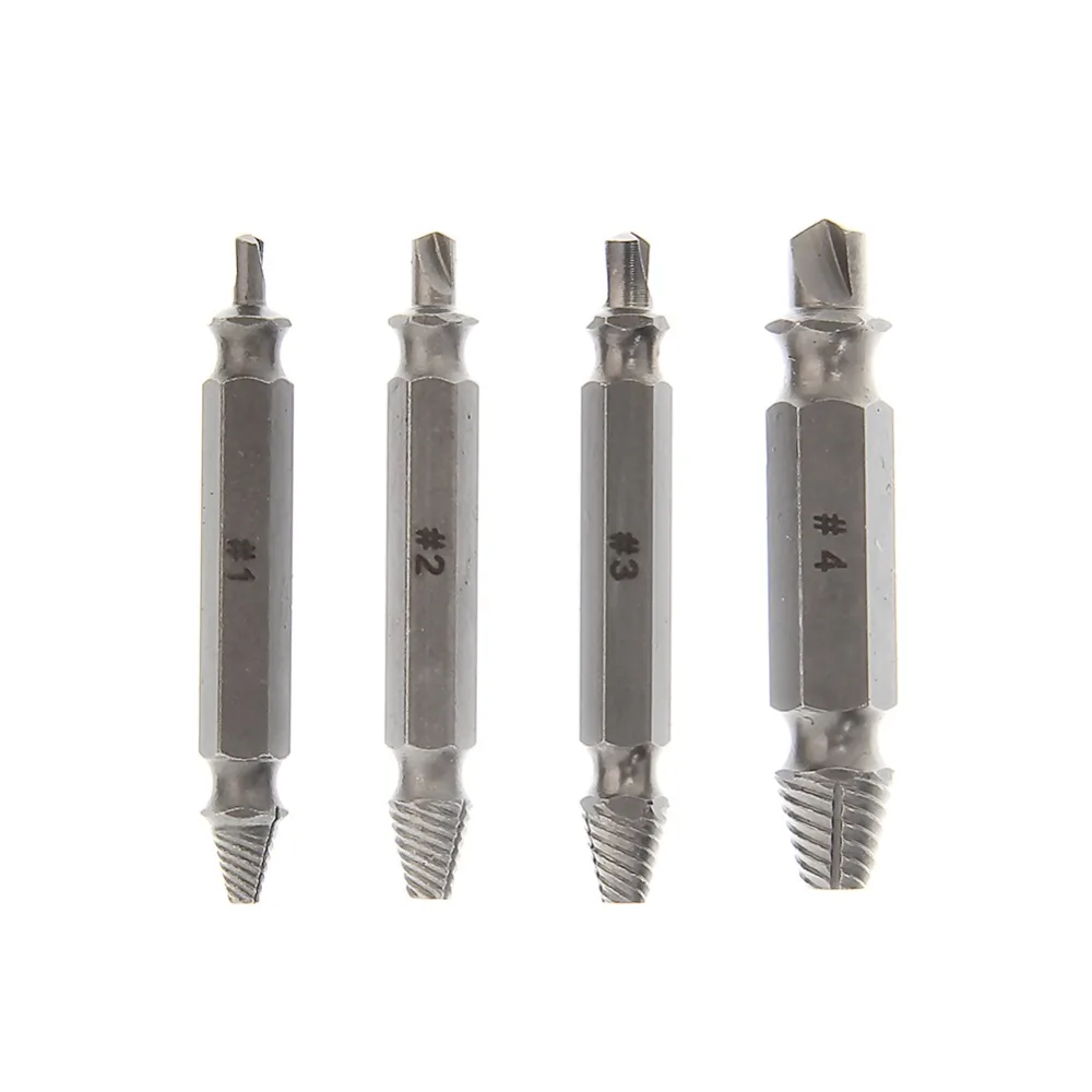 4 шт. сверло для извлечения сломанной стали поврежденных болтов|broken bolt remover|damaged