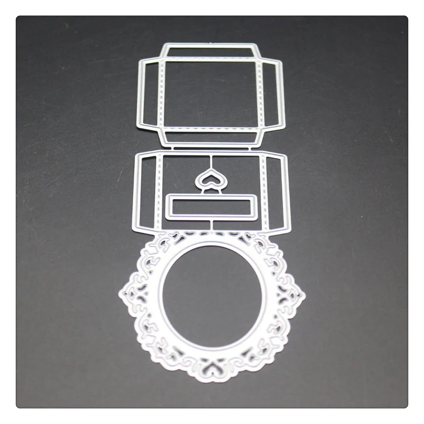 YINISE металлические режущие штампы для трафареты скрапбукинга ящик коробка цветок