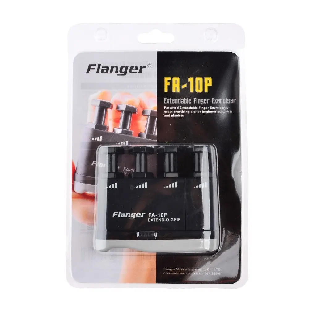 Flanger Регулируемый усилитель пальца и ручной тренажер Flanger выдвижной палец Exerciser для бас-гитары/фортепиано-игр