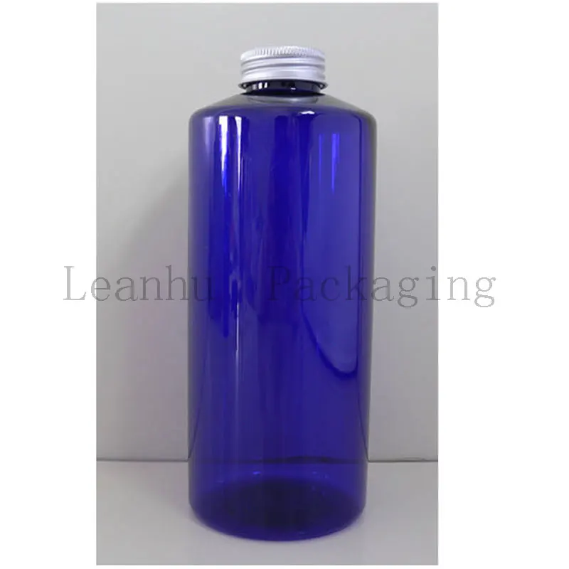 Круглая ПЭТ пластиковая Косметическая упаковочная бутылка с пластиковой