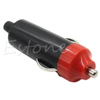 12v universal male car cigarette lighter socket plug connector adaptor new