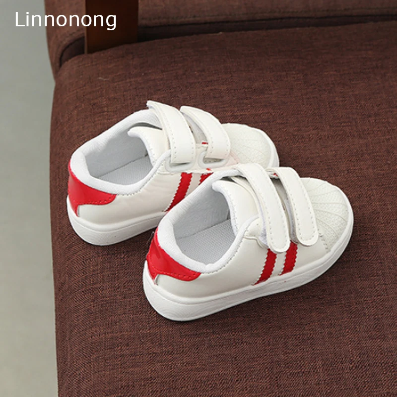 Linnonong/Детские кроссовки; повседневные Детские Мягкие осенние кроссовки; Chaussure Enfant; спортивная обувь для девочек и мальчиков; милые весенние кроссовки в полоску