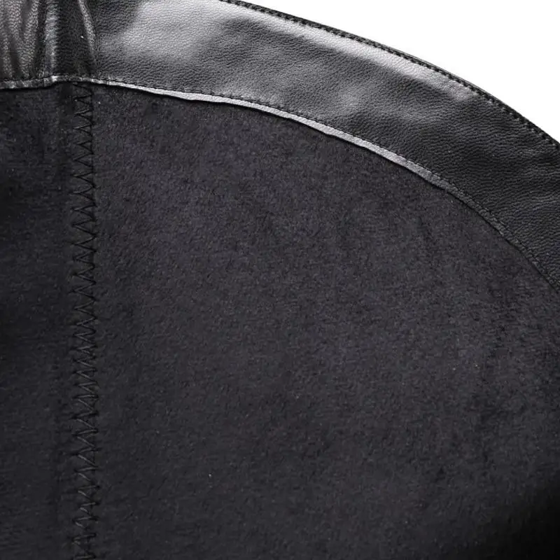 RizaBina/женские сапоги до колена зимняя обувь из натуральной кожи женские теплые