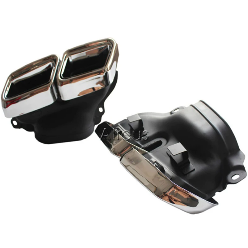 1 Set ZD 1 компл. автомобиль-Стайлинг для Mercedes Benz W222 W212 W205 R231 S65 S63 E63 Chrome 304 Нержавеющая сталь автомобиля выхлопная труба глушителя советы - Цвет: 1 Set