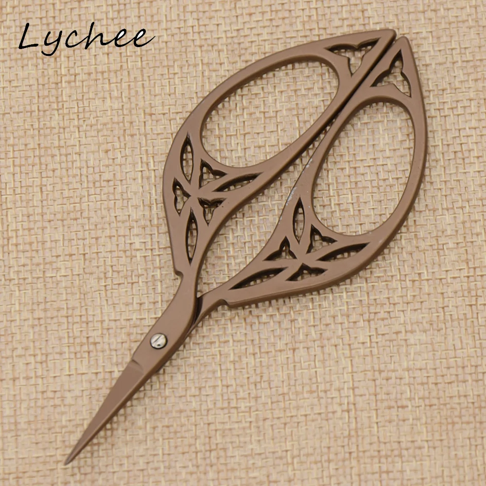 Lychee винтажные ножницы из нержавеющей стали с титановым покрытием и красочными