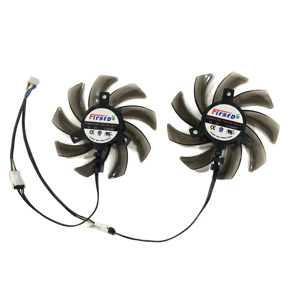 2 шт./компл. FDC10H12S9-C RTX 2060/2080/2070 VGA вентилятор охлаждения для Palit RTX2080 RTX2070 RTX2060 GamingPro OC