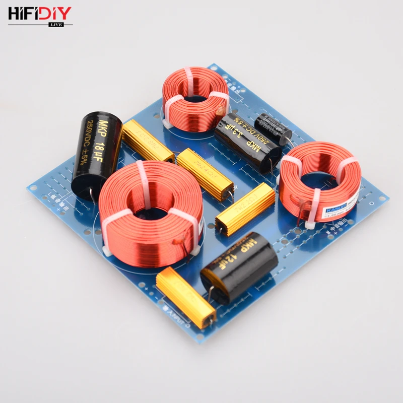 HIFIDIY LIVE DIY high-end Hi-Fi 3Way 3 динамик(твитер+ Средний+ бас) динамик s аудио кроссовер с делителем частоты фильтры US-385