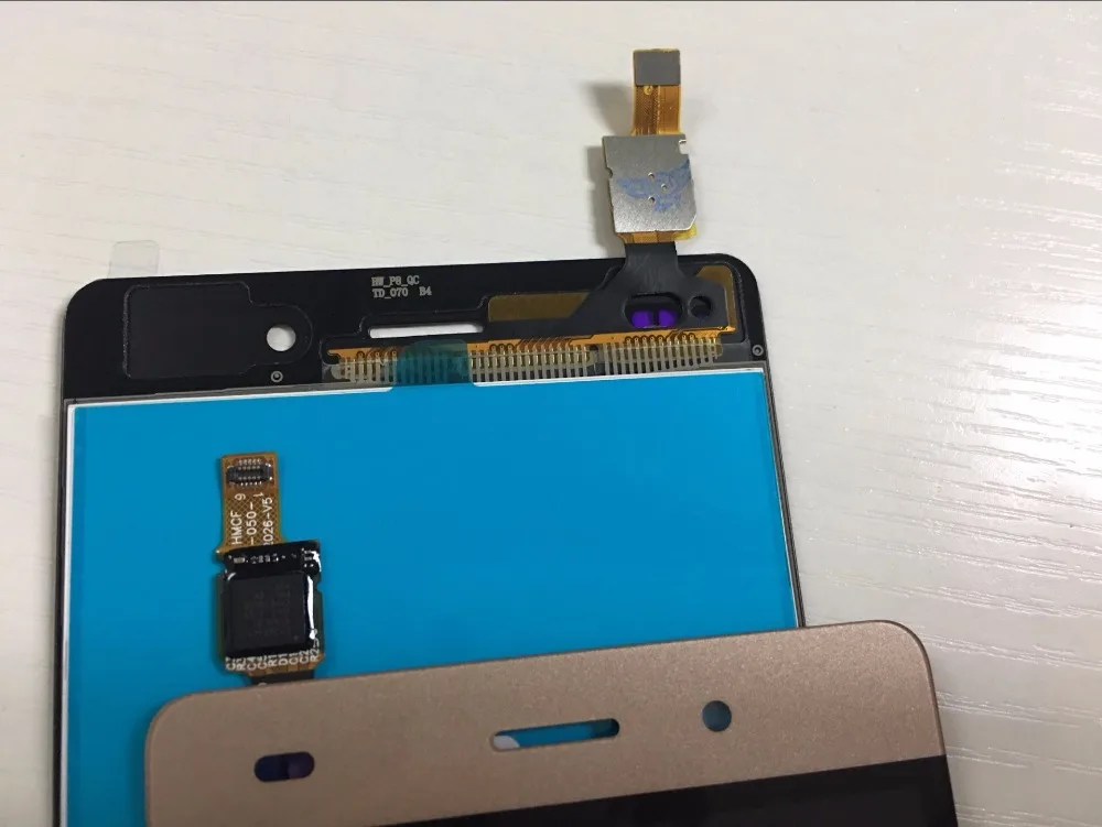 Huawei P8 Lite ЖК дисплей сенсорный экран дигитайзер сборка с рамкой Замена ALE L04 L21 для 5