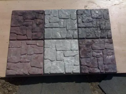 1 шт. пластиковые формы для тротуарной плитки бетонная плитка Каунас каменная