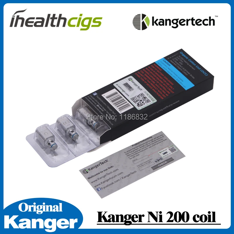 Катушка Kanger Subtank 10 шт./много 100% оригинал OCC NI200 0 15 Ом Sub Ohm ni200 катушка для V2 Plus Nano MINI|sub