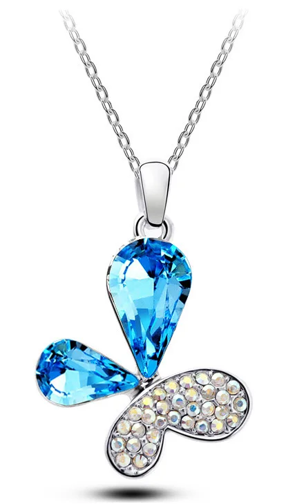 Ожерелье с подвеской-бабочкой модное ювелирное изделие в подарок Новое