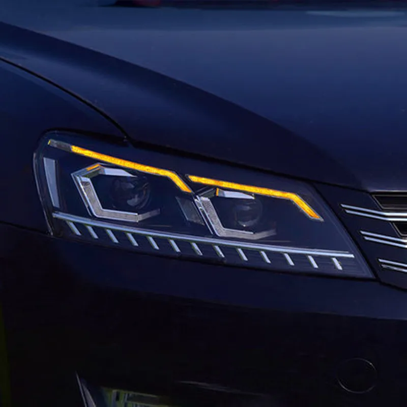 VLAND автомобильный светильник для VW Passat B7 US Verson головной 2012 2016 водонепроницаемый DRL