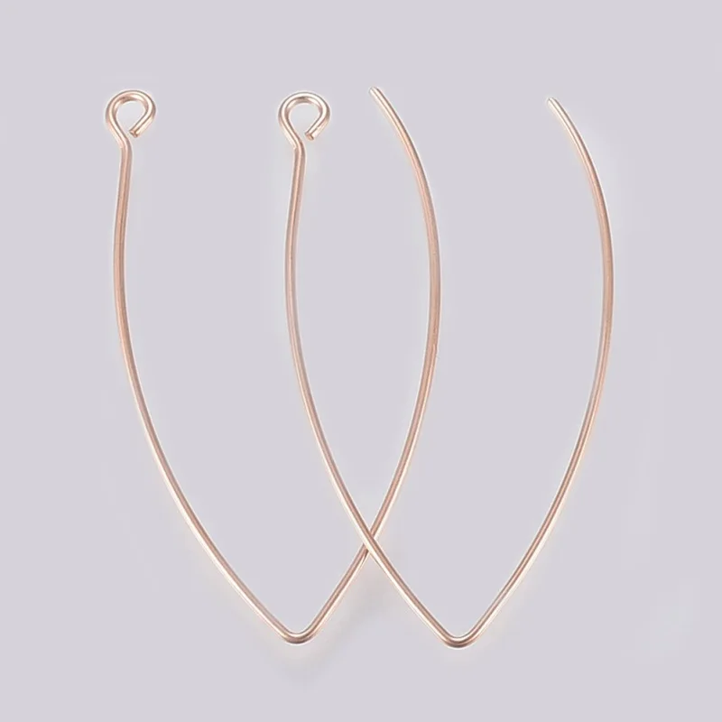 Серьги Крючки из нержавеющей стали 100 шт. 41x22x0 8 мм 04 застежки для ювелирных