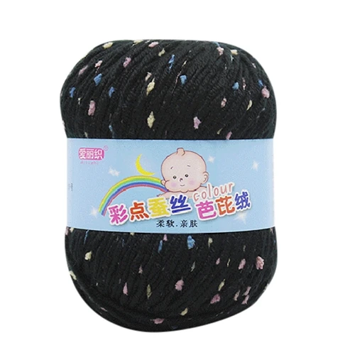 Multicolor E 50 г/шт., мягкий шарф, шапка, пряжа, трикотаж, для малышей, хлопок, шерсть, мягкая теплая пряжа для вязания крючком, для рукоделия, шитья, ручного вязания, принадлежности - Цвет: Multicolor E