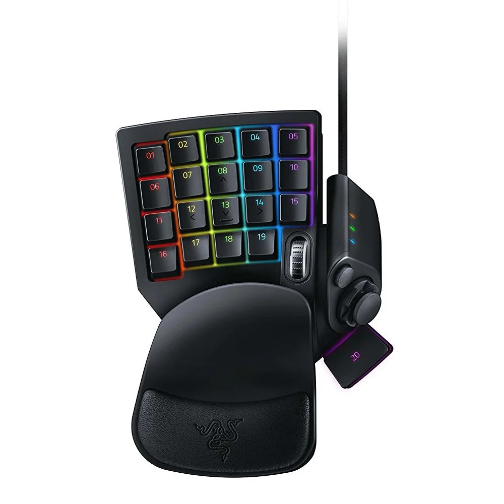 razer Tartarus V2 Chroma Mecha-мембранная Проводная игровая клавиатура 32 полностью программируемые клавиши-черный