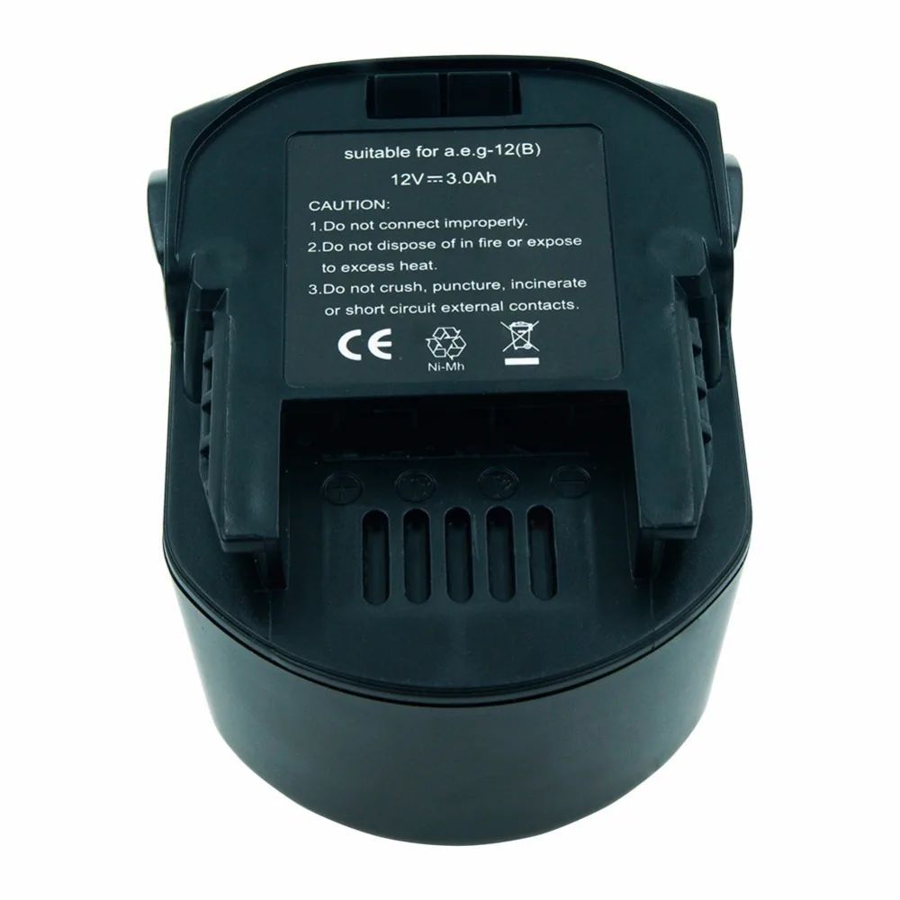 Ni-MH 3000 мАч Новый Сменный аккумулятор для электроинструмента AEG/Ridgid B1220R B1214G B1215R M1230R