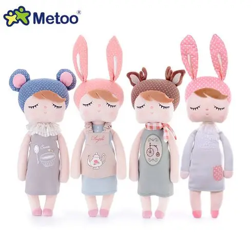 

original new style unique Gifts Sweet Cute Angela rabbit doll Metoo baby plush doll for kids bicycle teapot pudding