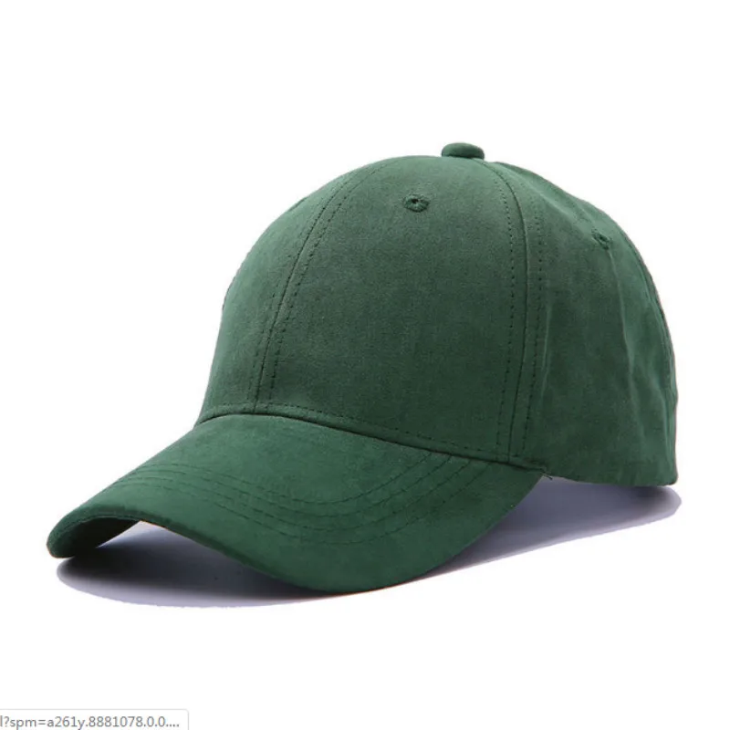 Женская бейсбольная Кепка из замши регулируемая однотонная Snapback женская кепка