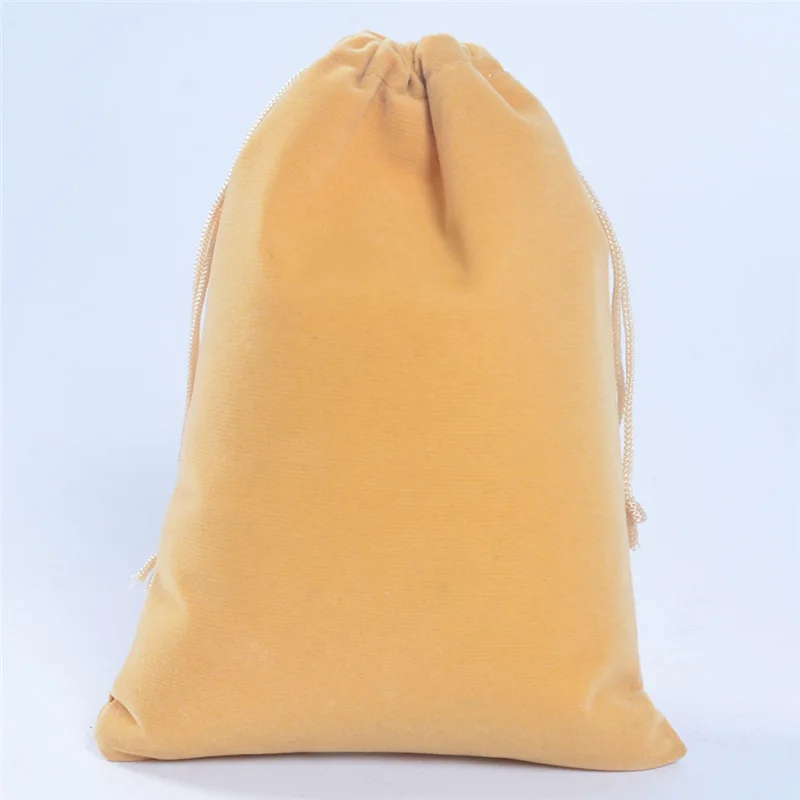 Khaki 13x18 см бархатные сумки для ювелирных изделий Мешочки игрушки Косметическая одежда упаковка свадебные вещи вечерние Бусины Контейнер для хранения 3 шт - Цвет: Khaki
