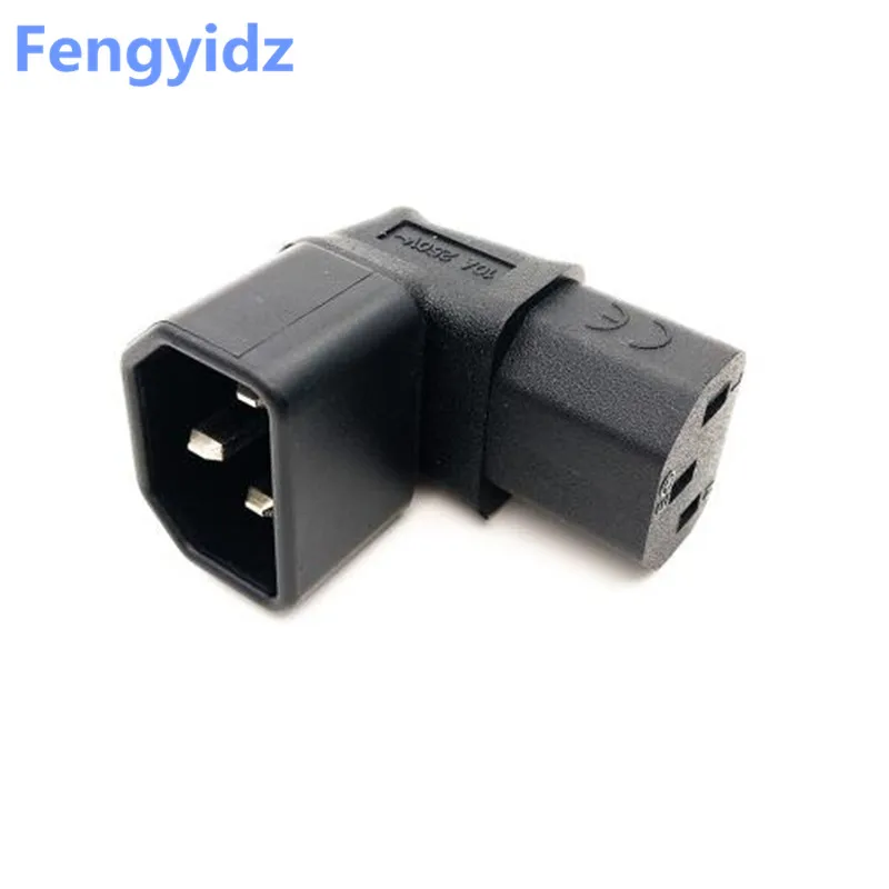 Адаптер под прямым углом IEC UP angle 320 C14 to C13 адаптер для настенного монтажа ЖК экрана
