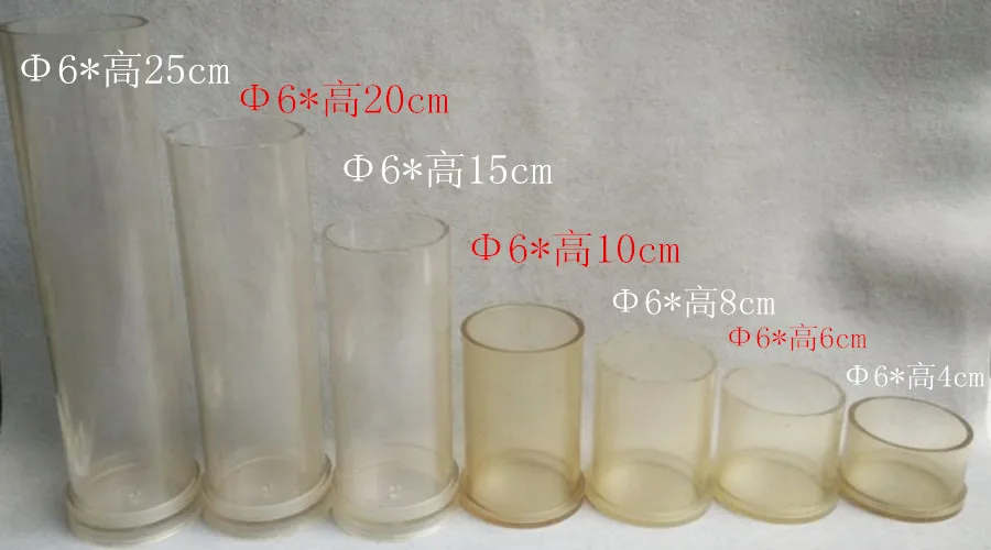 Самодельная модель свечи цилиндр с плоской крышей диаметром 6 см форма для ручной