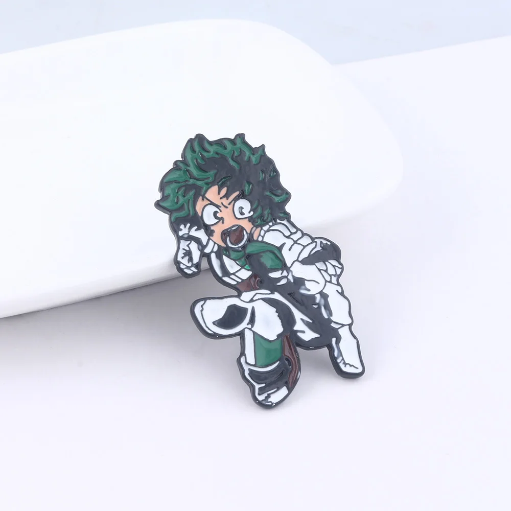 Мой герой Academy на булавке Броши izku Midoriya Katsuki Bakugou All Might шото Тодороки фигурка значок нагрудный знак брошь ювелирные изделия