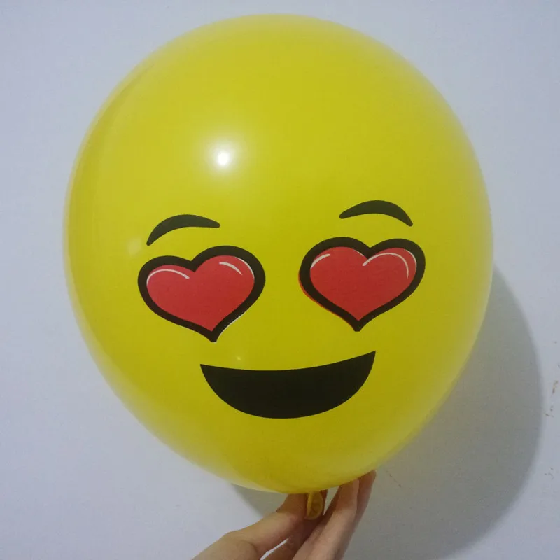 100 шт. 12 дюймов выражение лица латексные воздушные шары для свадьбы вечеринки