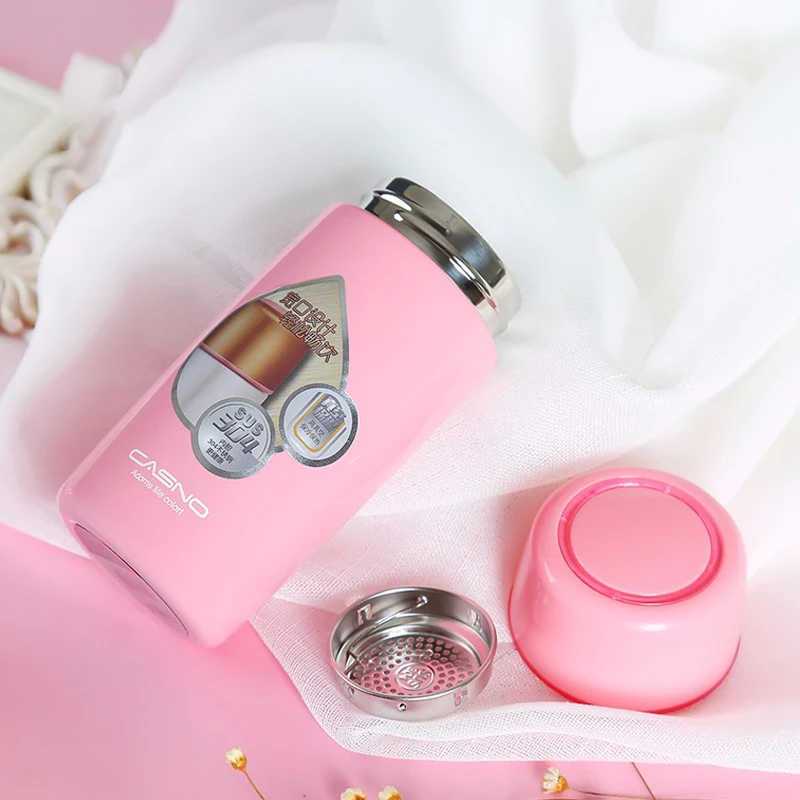 Пуранка мой подарок бутылки для воды 280 мл нержавеющая сталь вакуумные фляги