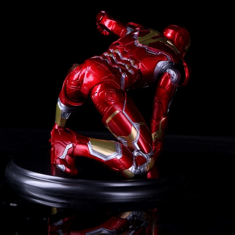 DISNEY Marvel Мстители Железный человек 3 17 см фигурка аниме мини украшение ПВХ