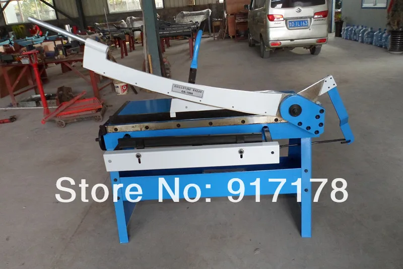

GS1000mm hand guillotine shear hand cutting machine manual shear machinery tools
