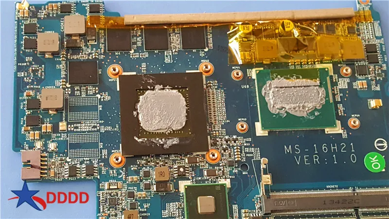 ms-16H2 MS-16H21 для MSI GS60 материнская плата для ноутбука с процессором i7 и GTX860M идеальная работа