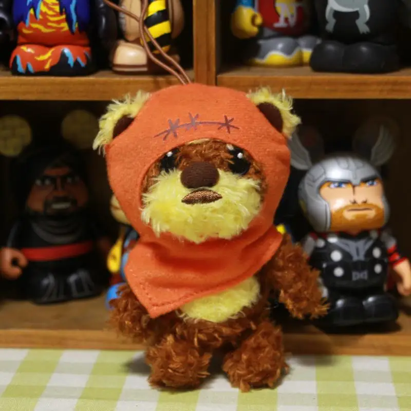 C Звездные войны Калитка Ewok плюшевые игрушки чучела животные милый маленький кулон брелки для ключей детские игрушки для детей Подарки для мальчиков и девочек - Цвет: C